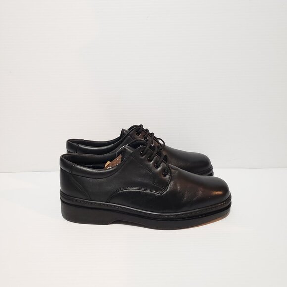 5054 Black Leather Pinosos Comfort Men’s Lace up Shoes - FCM24 - Picture 6 of 13